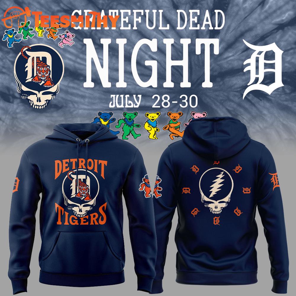 Detroit Tigers Grateful Limited Edition Hoodie