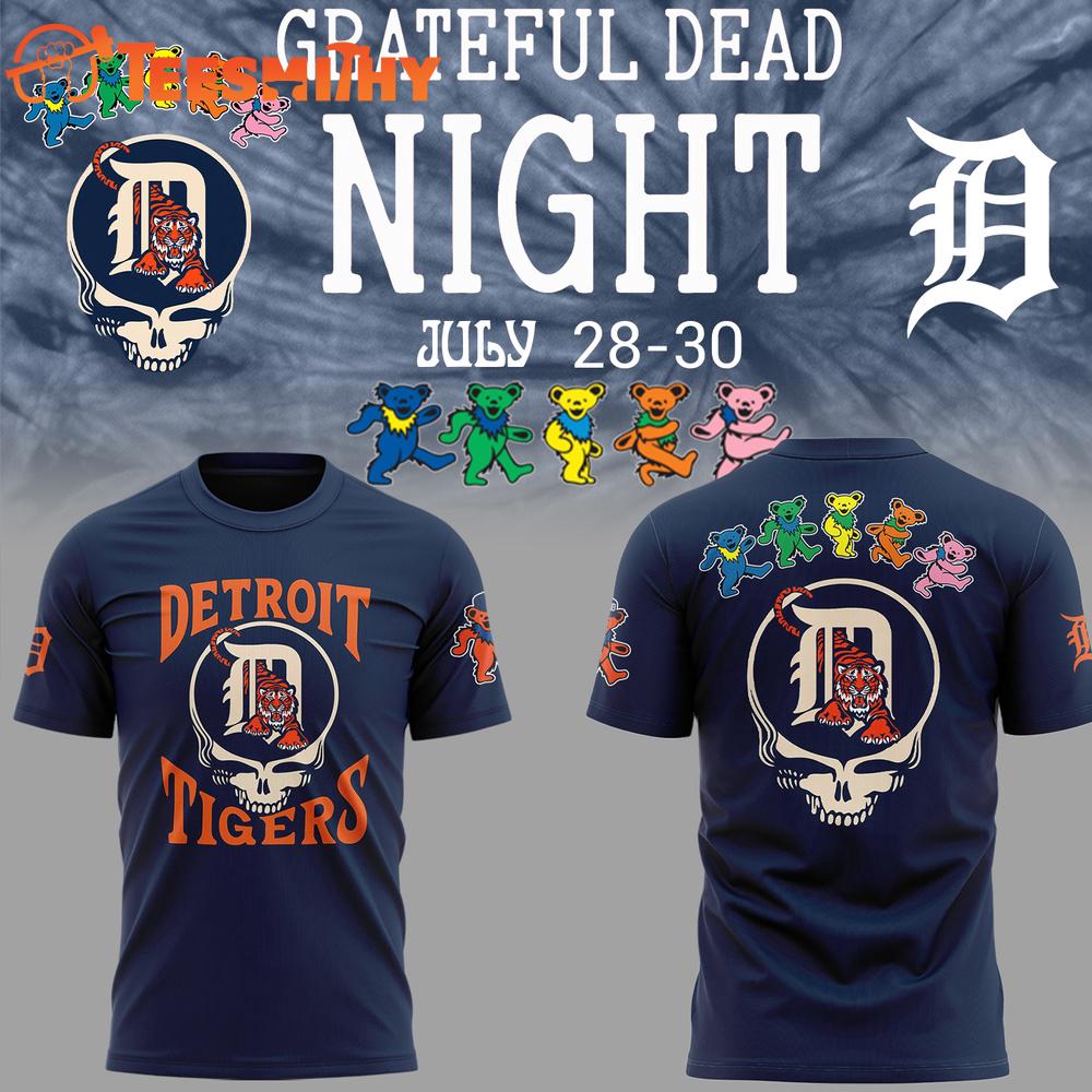 Detroit Tigers Grateful Limited Edition T Shirt