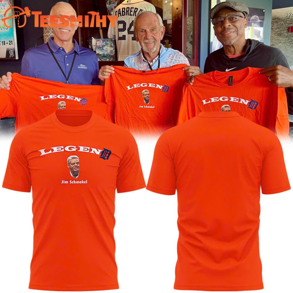 Detroit Tigers Jim Schmakel Legend 2025 3D Shirt