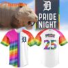 Detroit Tigers Pride Night Limited Edition Baseball Jersey