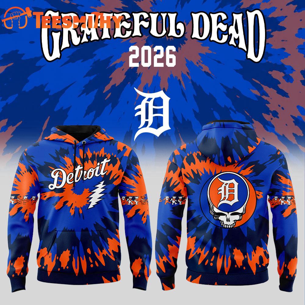 Detroit Tigers x Grateful Dead Night 2026 Limited Hoodie Shirt