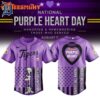 Detroit Tigers x Purple Heart Day New Design Baseball Jersey