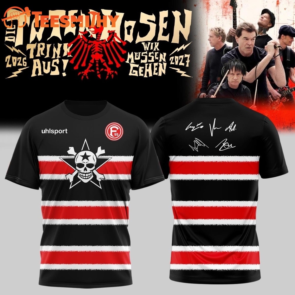 Die Toten Hosen Trink Aus Wir Müssen Gehen Tour 2026 27 New Design T Shirt