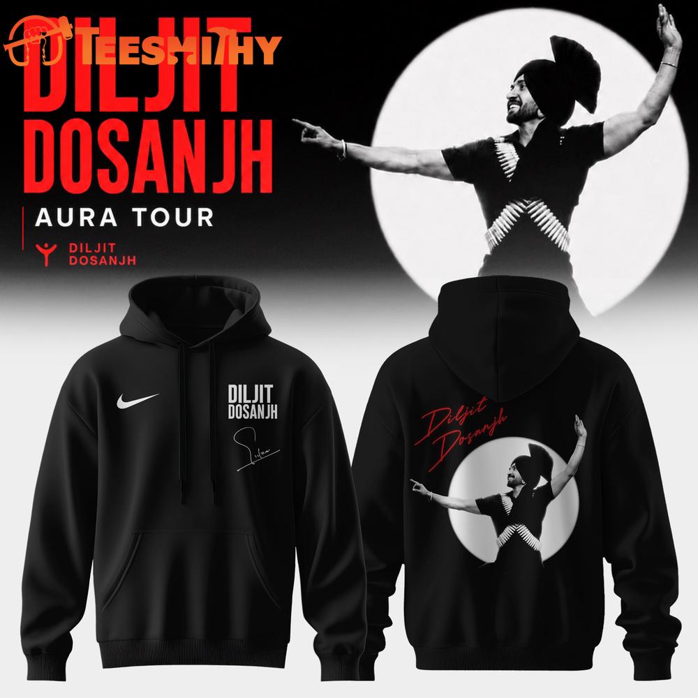 Diljit Dosanjh AURA World Tour 2026 Signature Hoodie