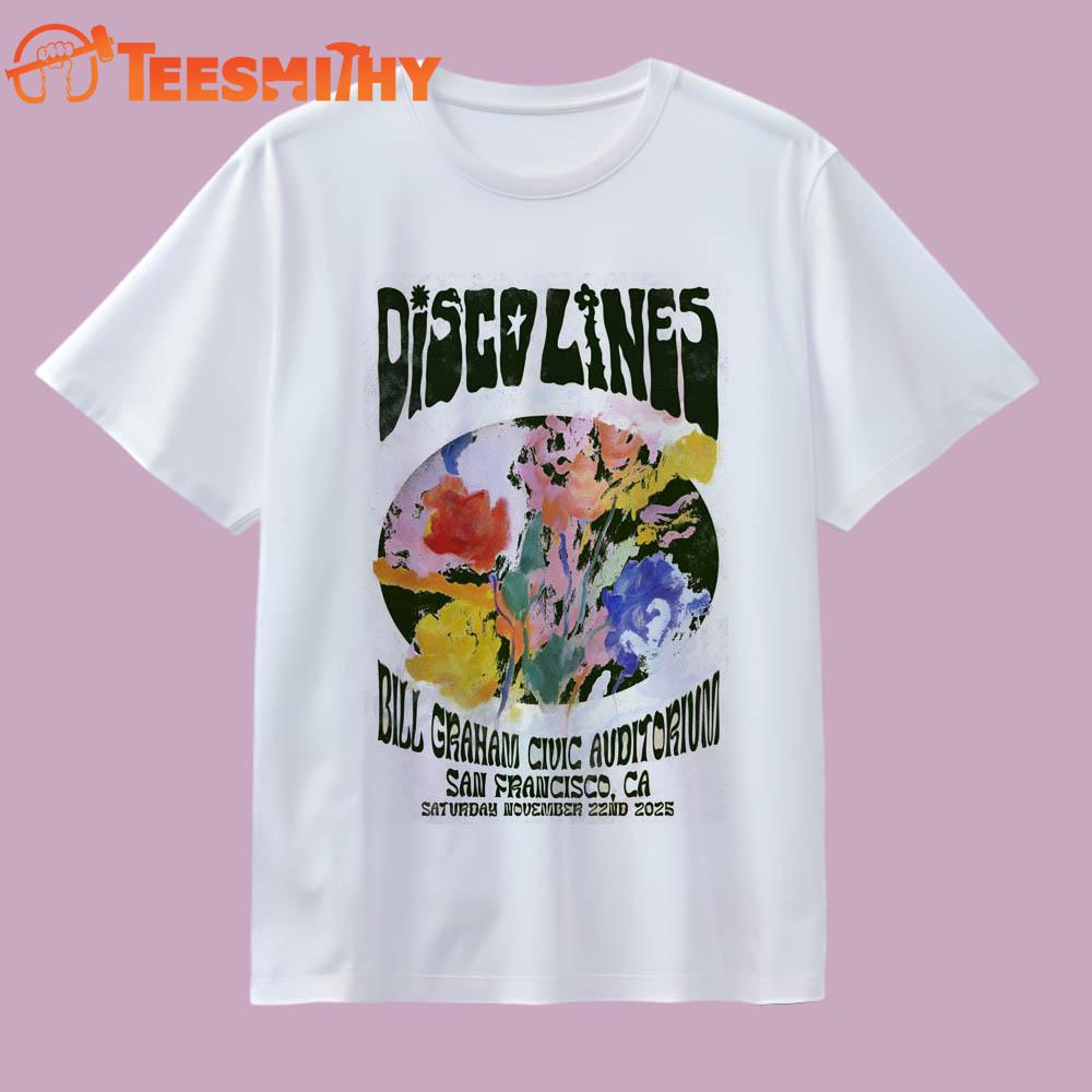 Disco Lines San Francisco Show On Nov 22 2025 T Shirt