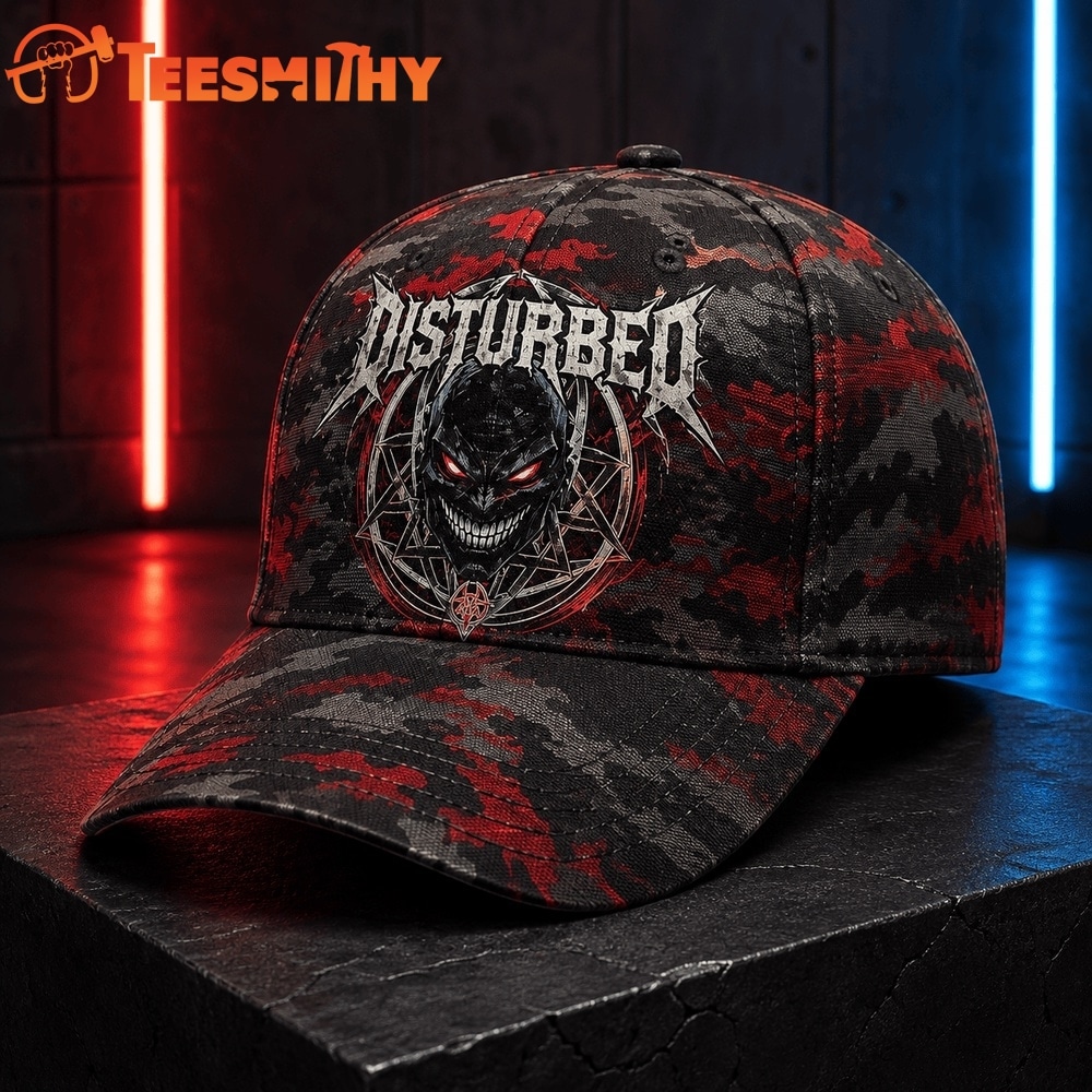 Disturbed Dark Messiah Camo Classic Cap