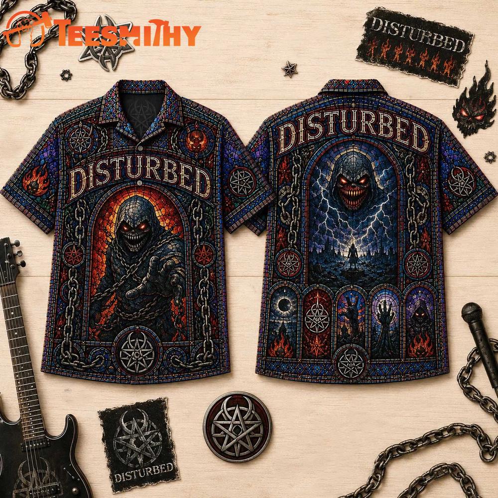 Disturbed Vintage Music Summer Hawaiian Shirt
