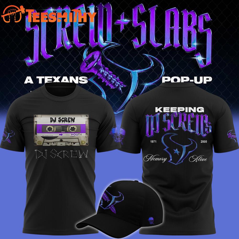DJ Screw x Houston Texans 2025 T Shirt