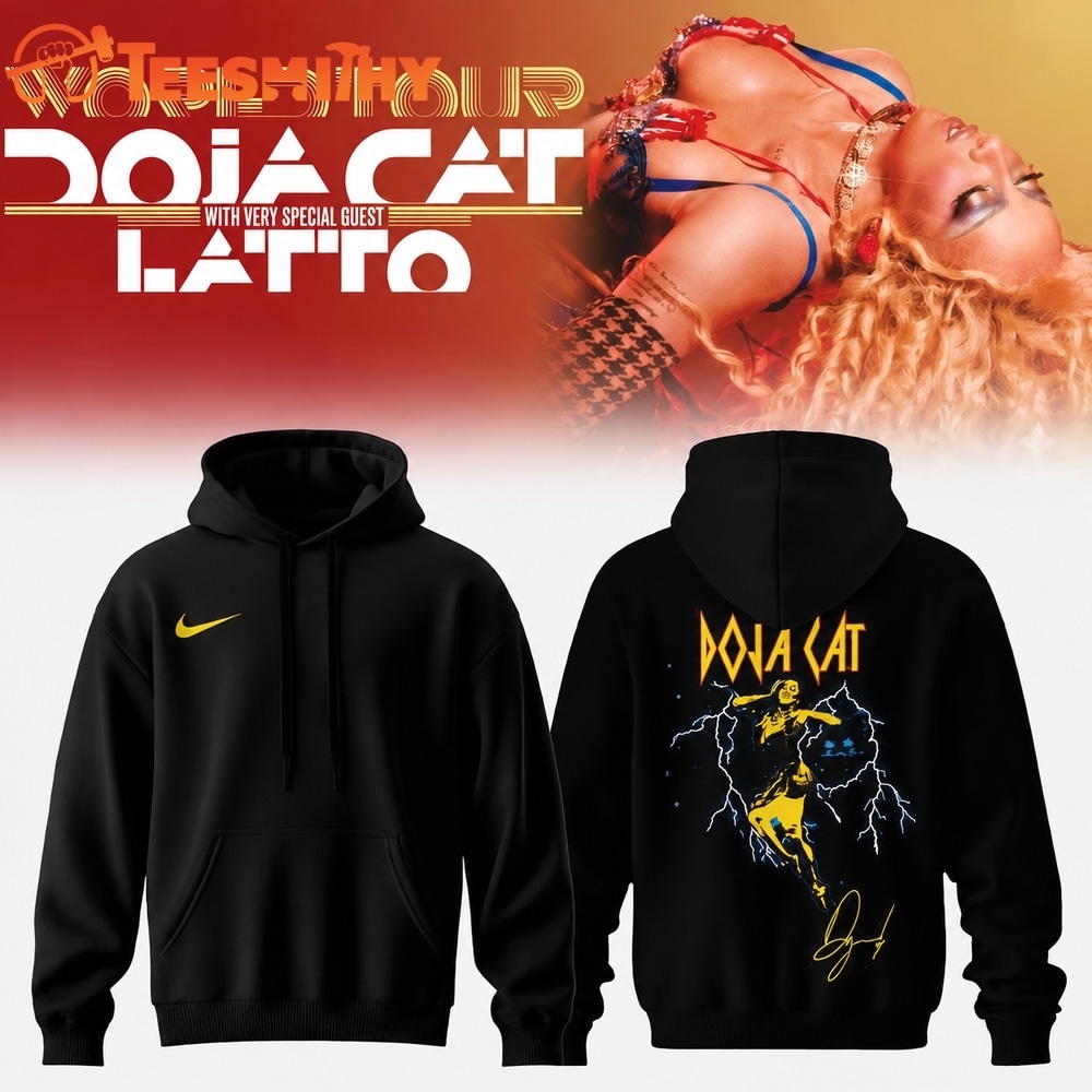 Doja Cat Tour Ma Vie World Tour 2026 Signature Black Hoodie