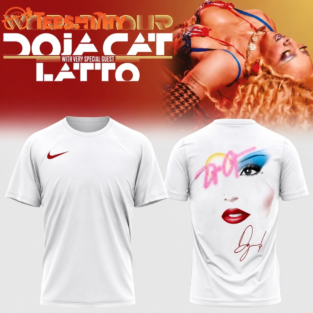 Doja Cat Tour Ma Vie World Tour 2026 Signed 3D Shirt