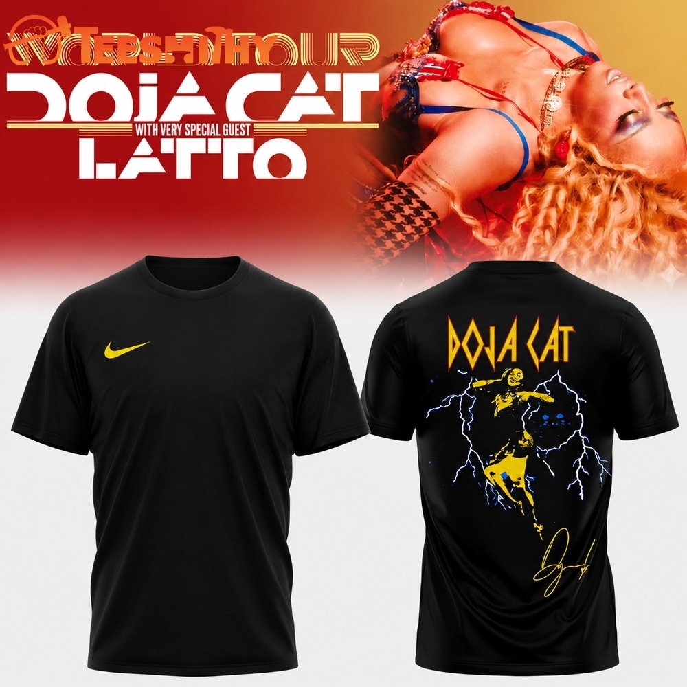 Doja Cat Tour Ma Vie World Tour 2026 Signed New Design T Shirt