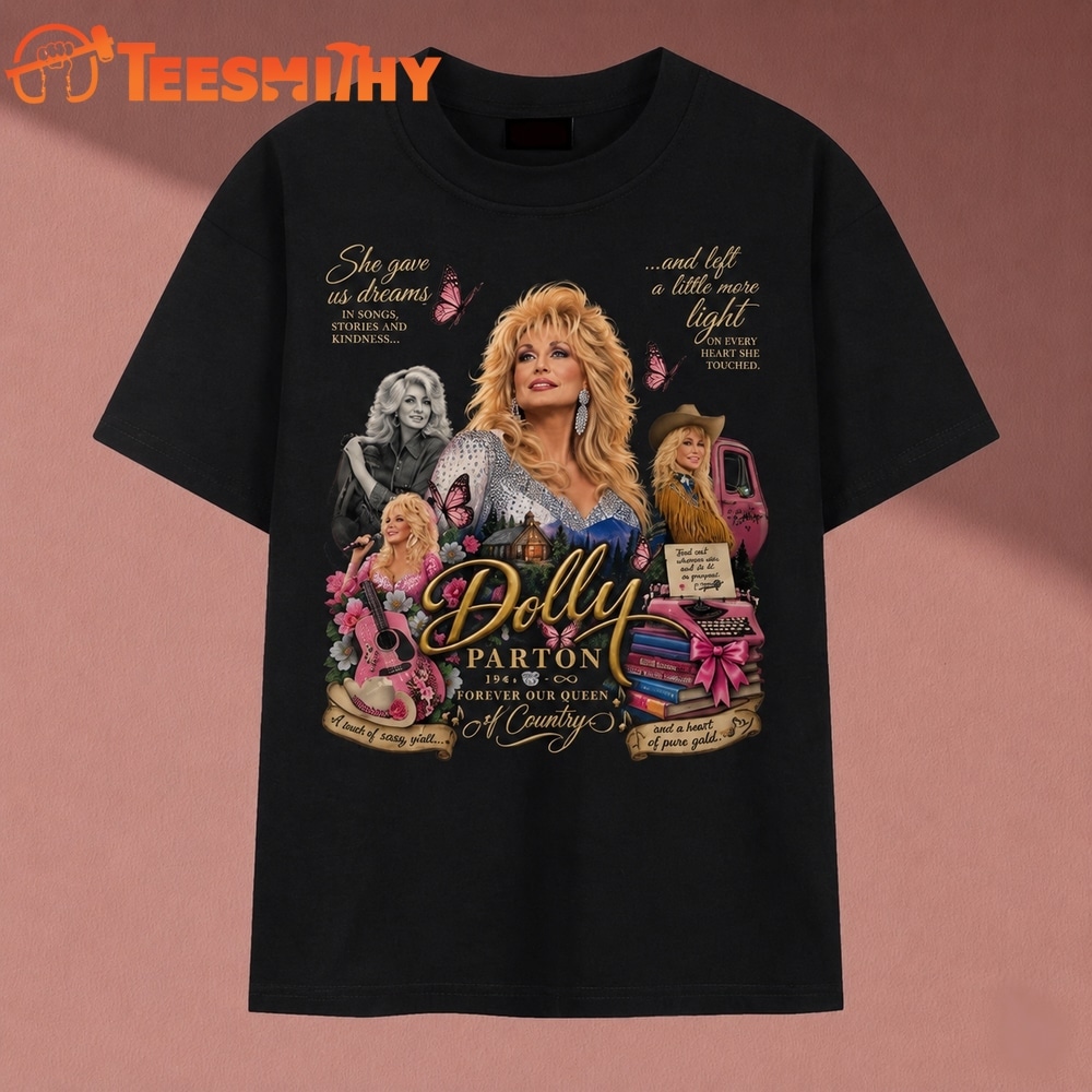 Dolly Parton Forever Our Queen Of Country Vintage Graphic T Shirt