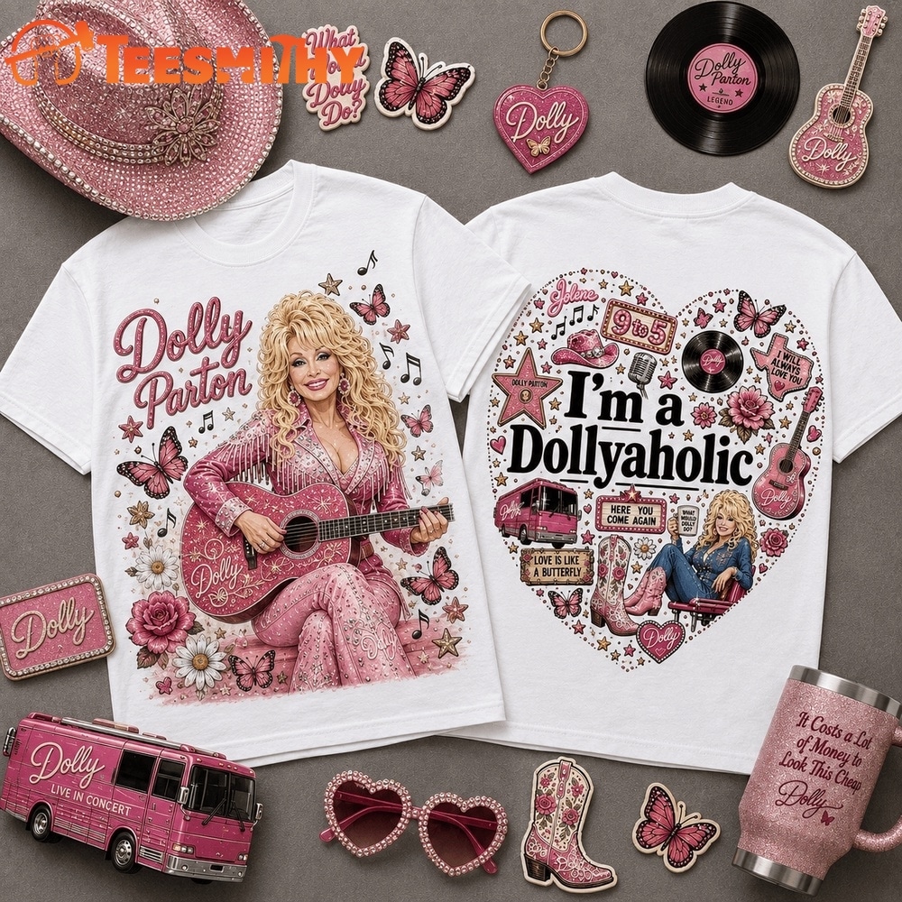 Dolly Parton Forever Rhinestone Country Music Two Sided 3D Shirt