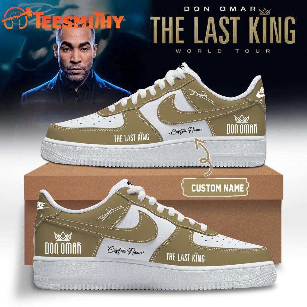 DON OMAR The Last King World Tour 2026 Air Force 1 Shoes