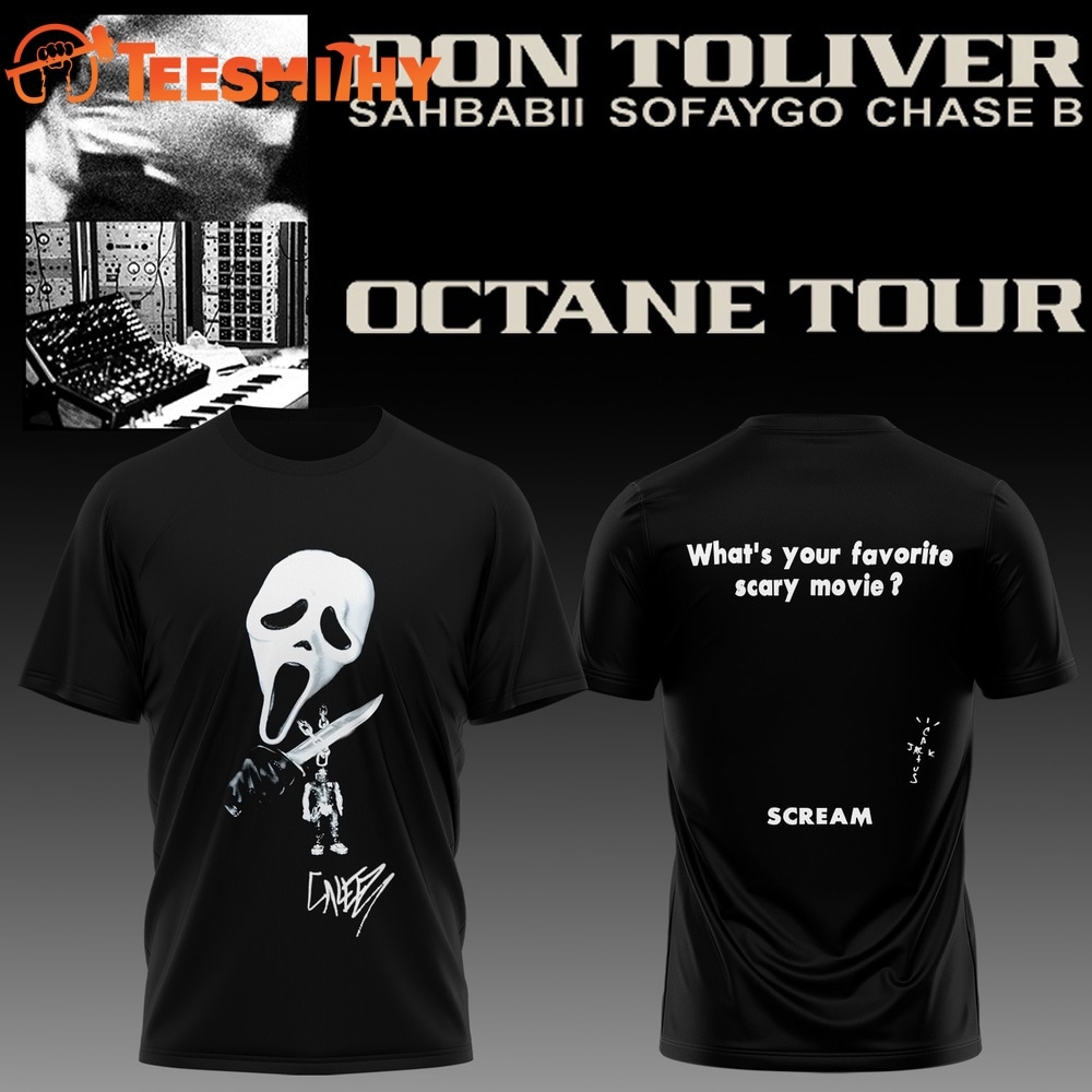 Don Toliver Octane Tour Signed 2026 Black 3D Shirt