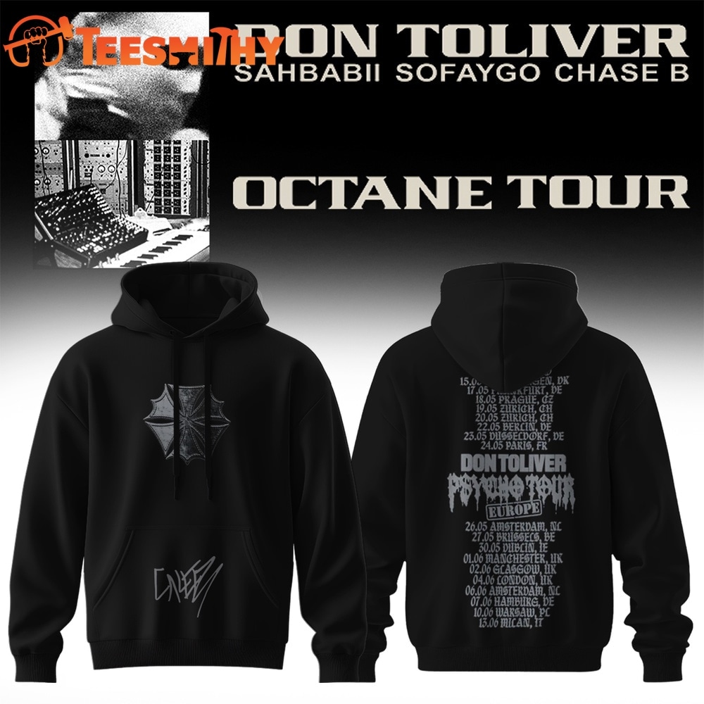 Don Toliver Octane Tour Signed 2026 Schedule Hoodie