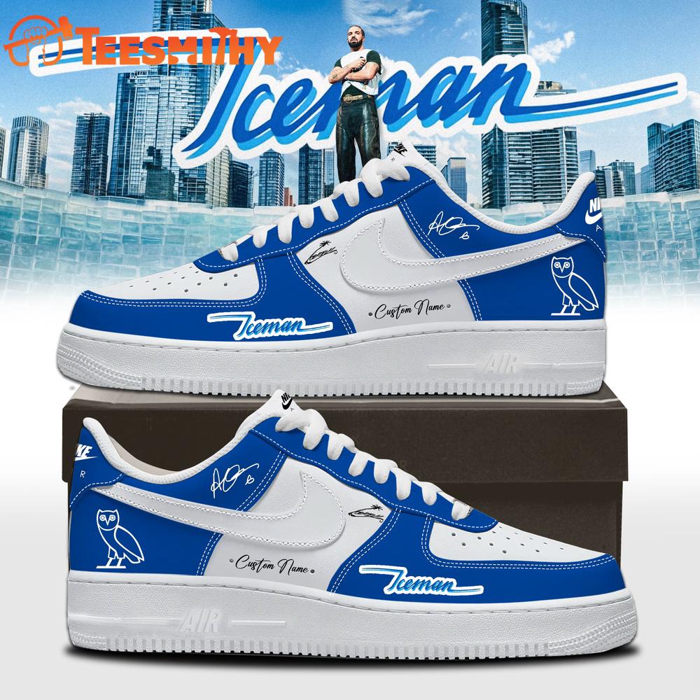 Drake Iceman 2026 Limited Edition Signature Air Force 1 Sneaker Shoes