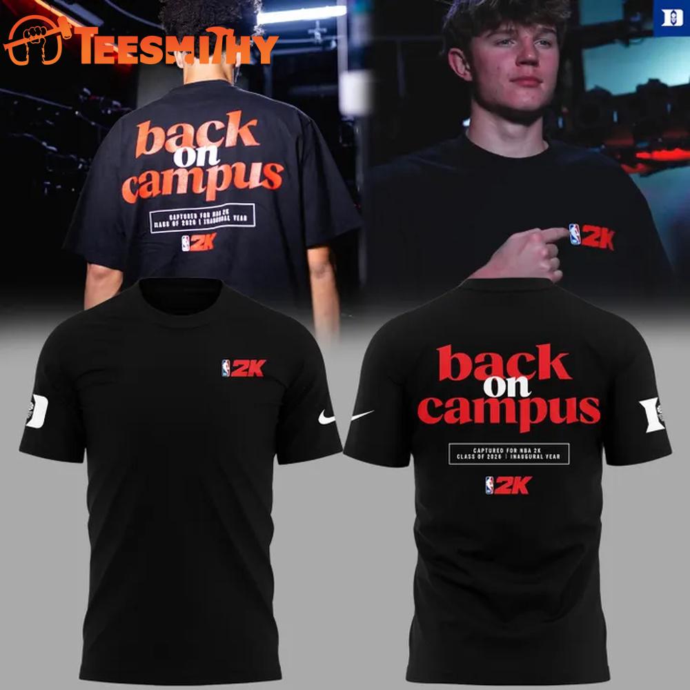 Duke Blue Devils Men's Basketball 2025 Back on Campus T Shirt