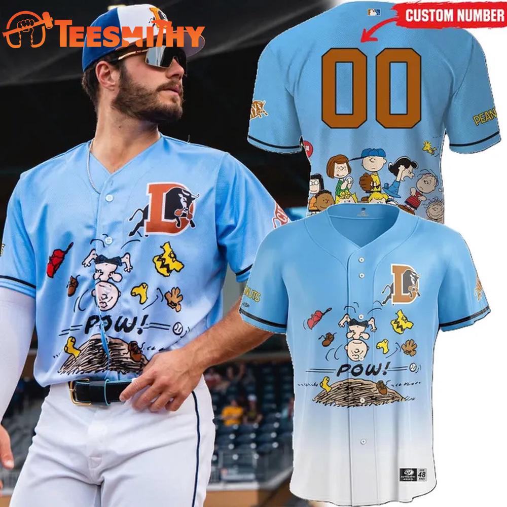 Durham Bull 2026 Snoopy Peanuts Limited Edition Baseball Jersey