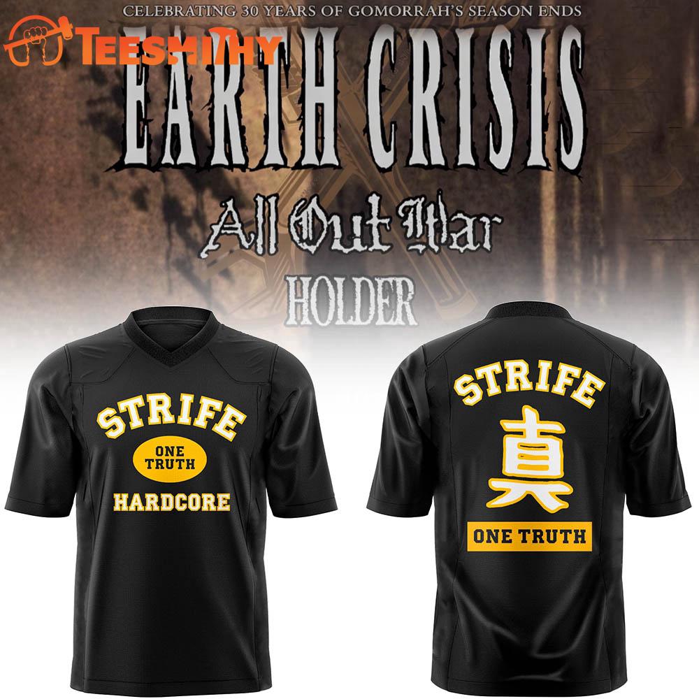 Earth Crisis 30 Years of Gomorrah’s Season Ends Football Jersey