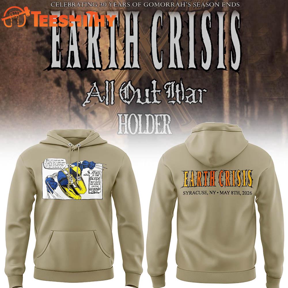 Earth Crisis 30 Years of Gomorrah’s Season Ends Hoodie