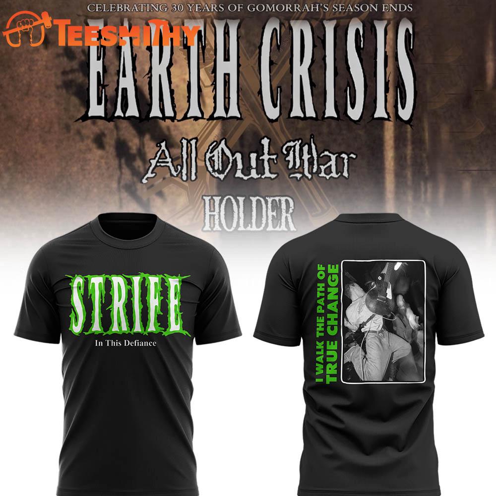Earth Crisis 30 Years of Gomorrah’s Season Ends Limited Edition 3D Shirt