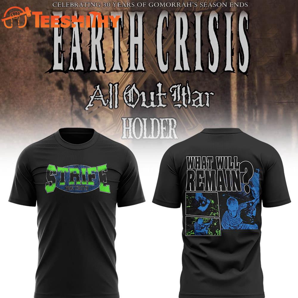 Earth Crisis 30 Years of Gomorrah’s Season Ends New Design T Shirt