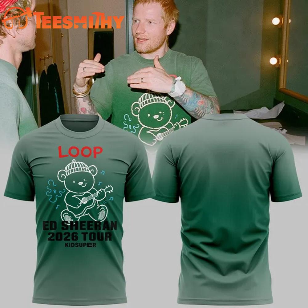 Ed Sheeran North American Loop Tour 2026 Limited Edition T Shirt