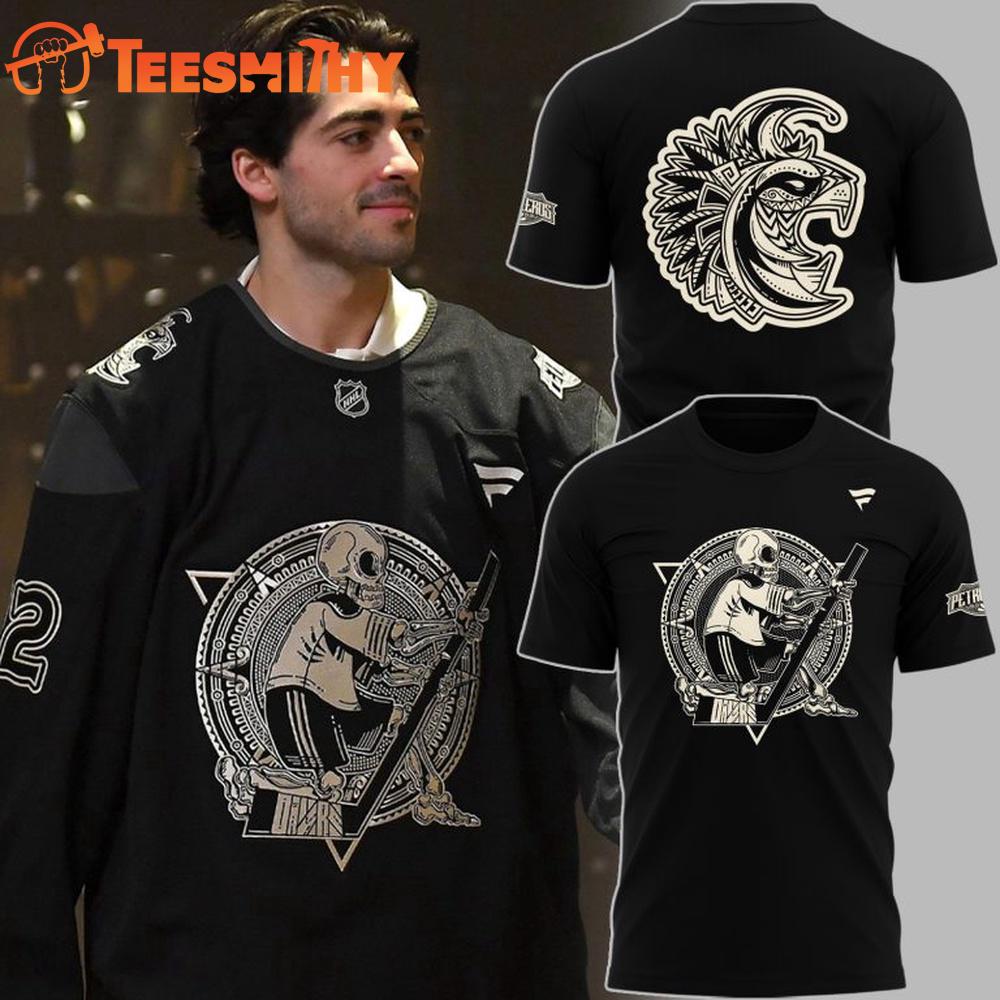 Edmonton Oilers DiaDeMuertos 2025 Limited Edition T Shirt