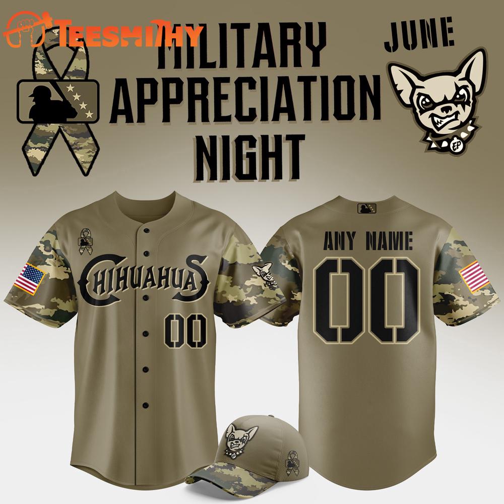 El Paso Chihuahuas Appreciation Night 2025 Baseball Jersey