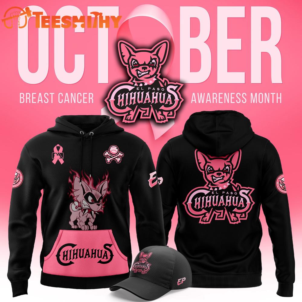 El Paso Chihuahuas Breast Cancer 2025 Hoodie Shirt