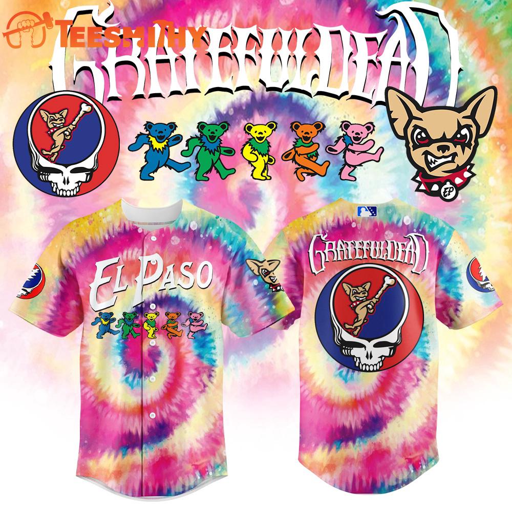 El Paso Chihuahuas Grateful Dead Baseball Jersey