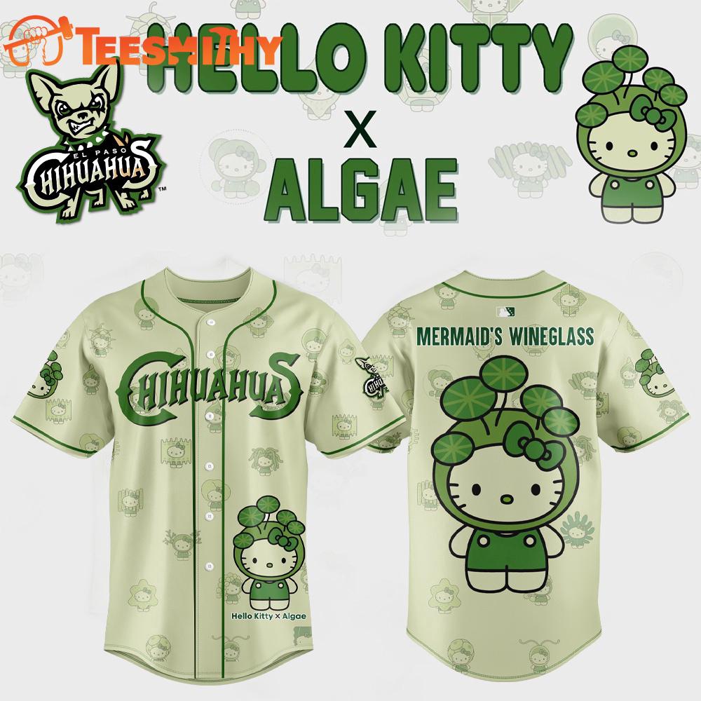 El Paso Chihuahuas x Algae Hello Kitty Baseball Jersey