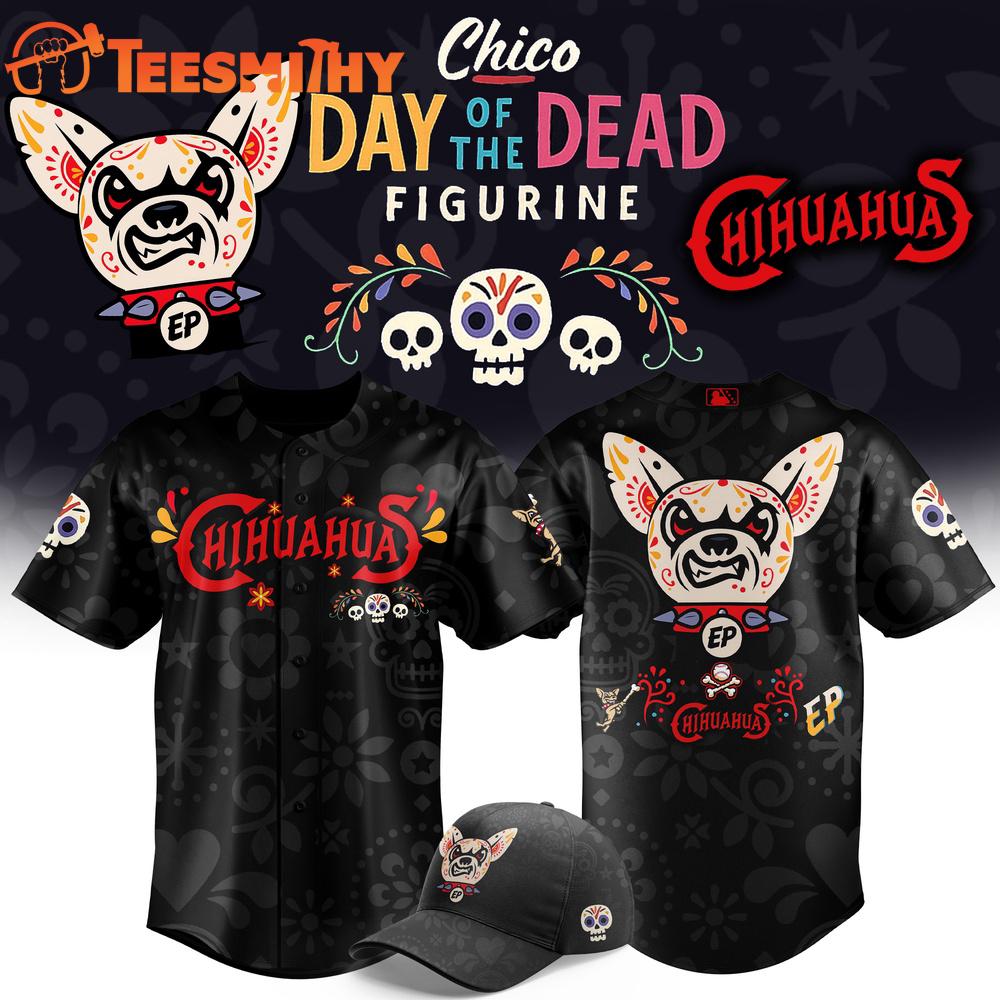 El Paso Chihuahuas x Dia de los Muertos Baseball Jersey
