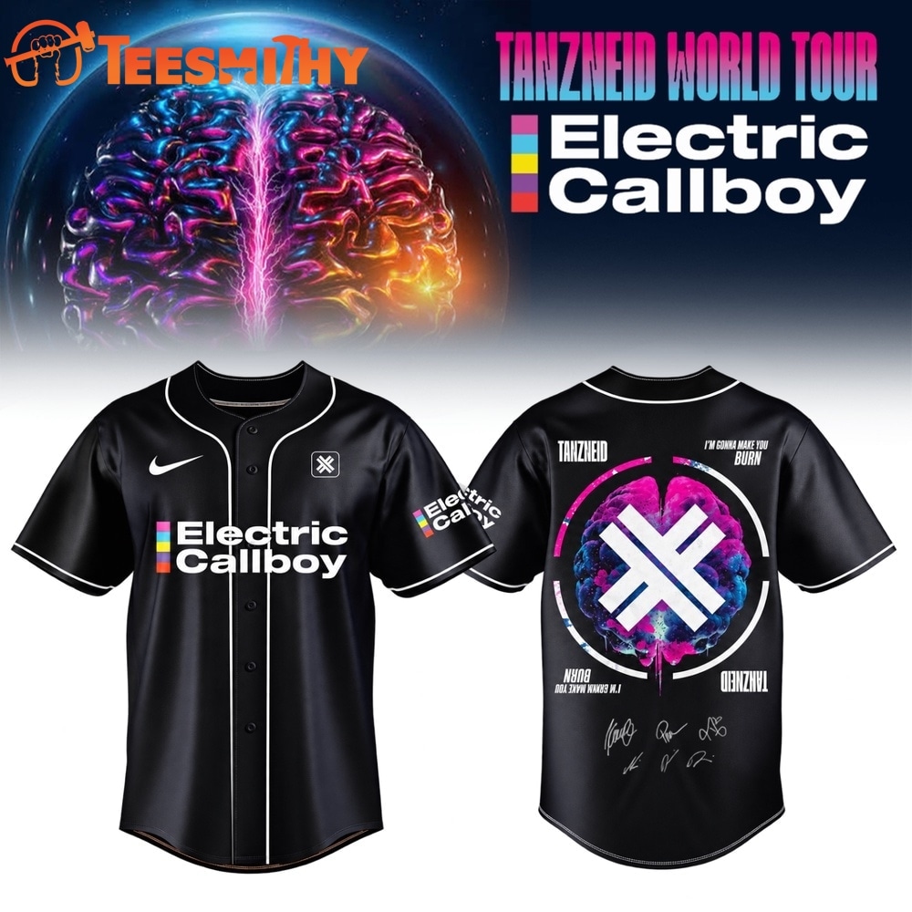 Electric Callboy Tanzneid World Tour 2026 Signature Baseball Jersey