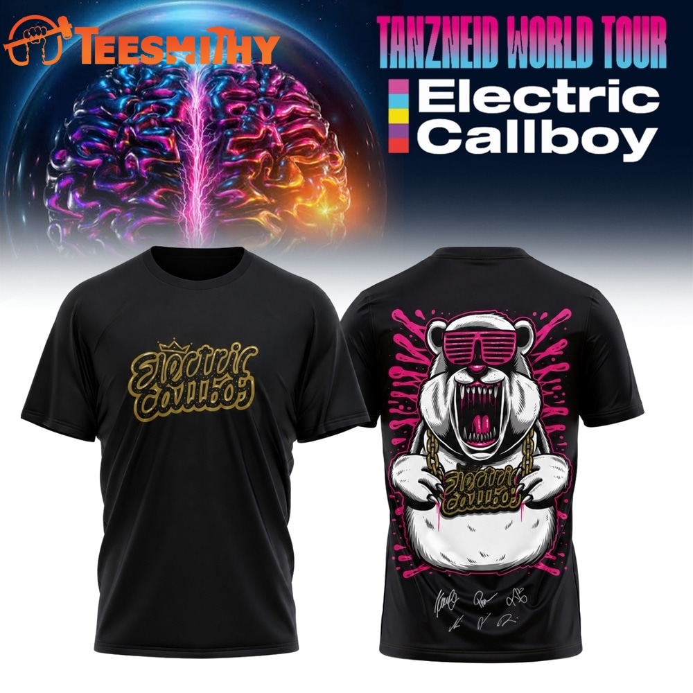 Electric Callboy Tanzneid World Tour 2026 Signature Limited Edition T Shirt