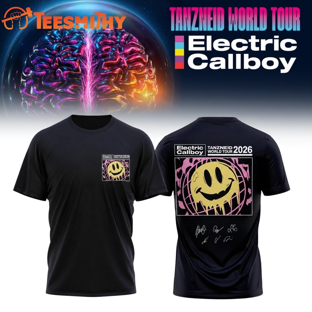 Electric Callboy Tanzneid World Tour 2026 Signature Special New T Shirt