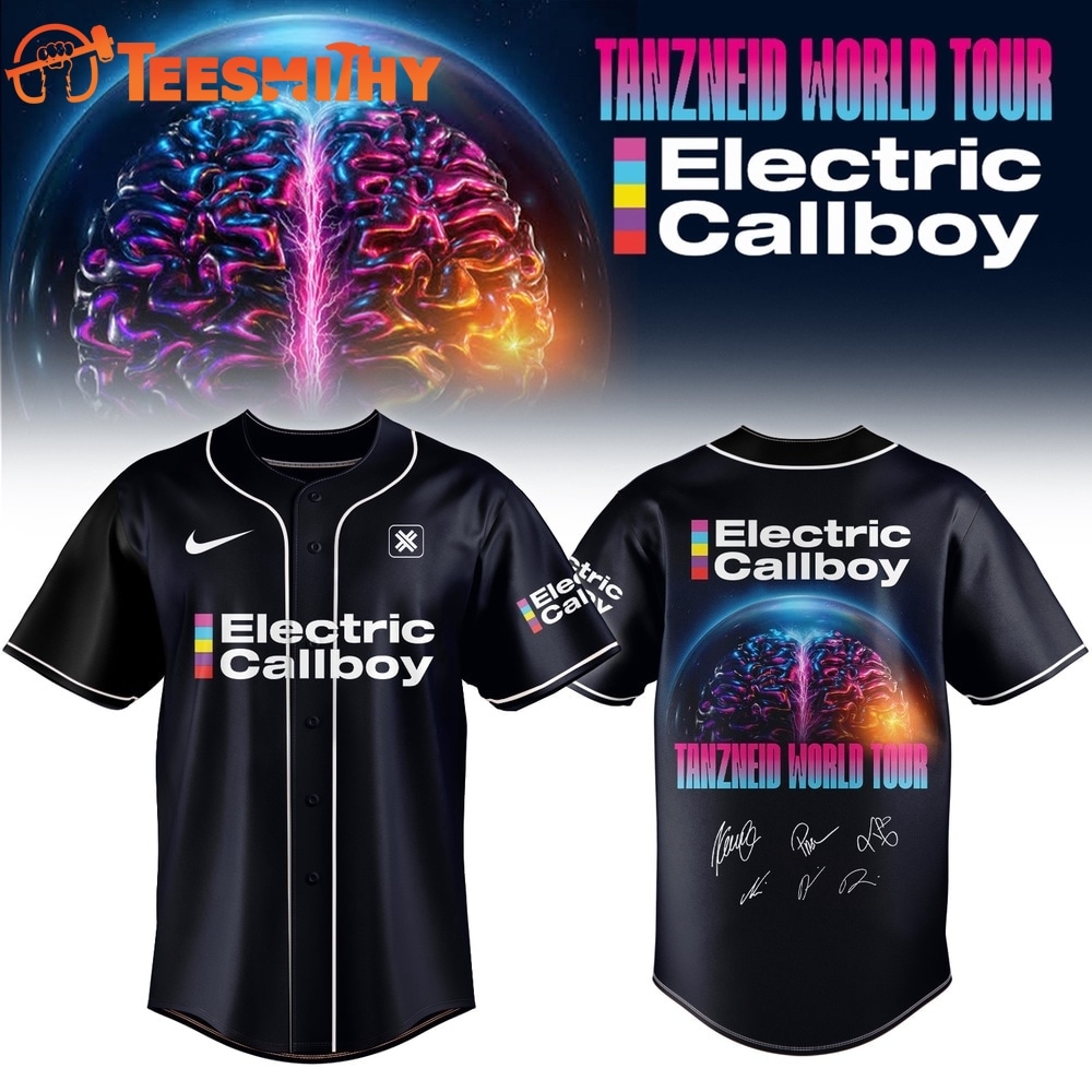 Electric Callboy Tanzneid World Tour 2026 Signed Baseball Jersey