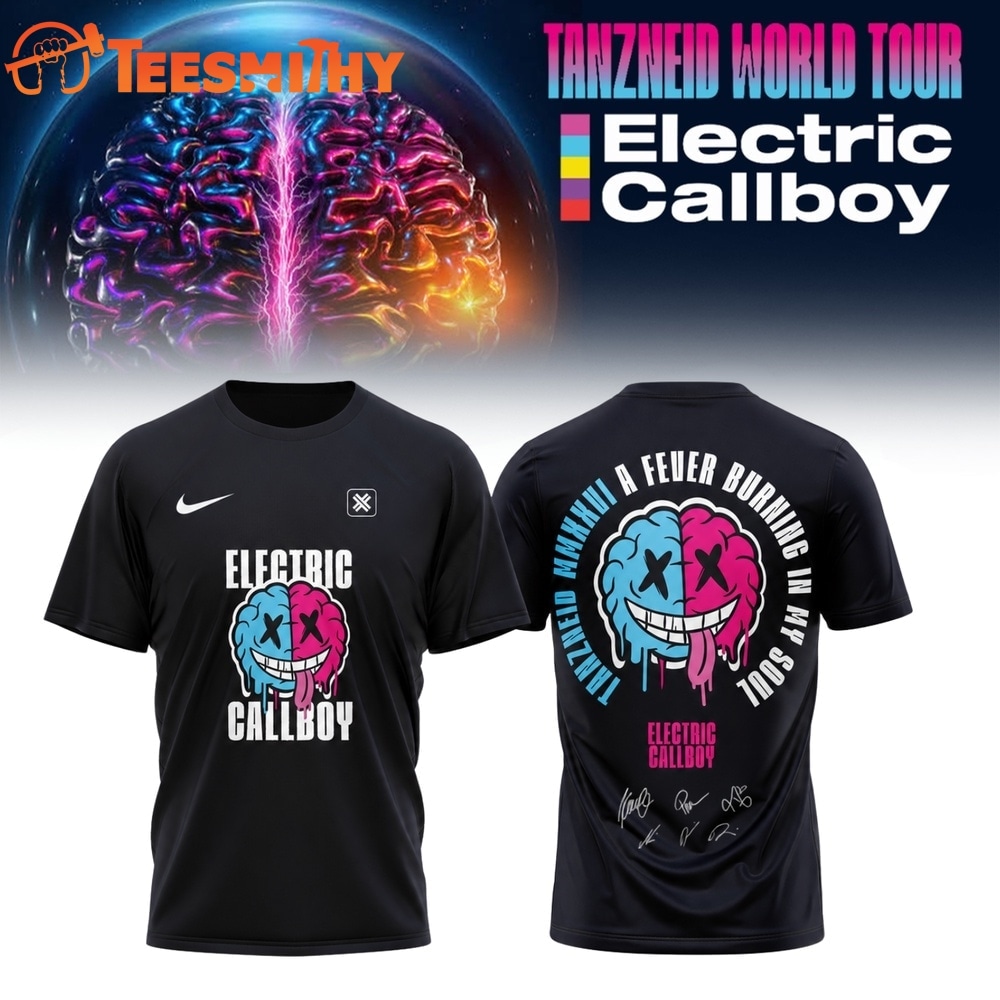 Electric Callboy Tanzneid World Tour 2026 Signed Limited Edition 3D Shirt