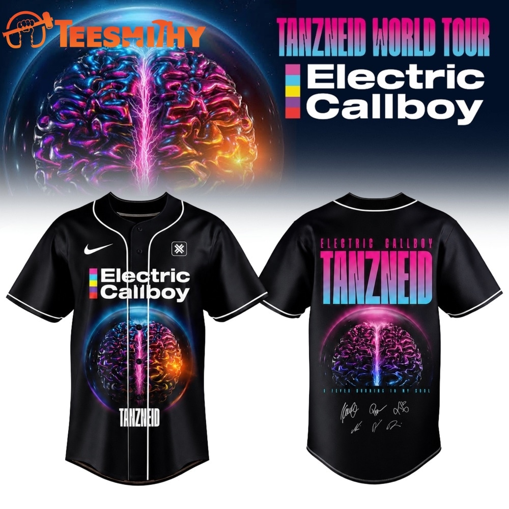 Electric Callboy Tanzneid World Tour 2026 Signed Limited Edition Baseball Jersey