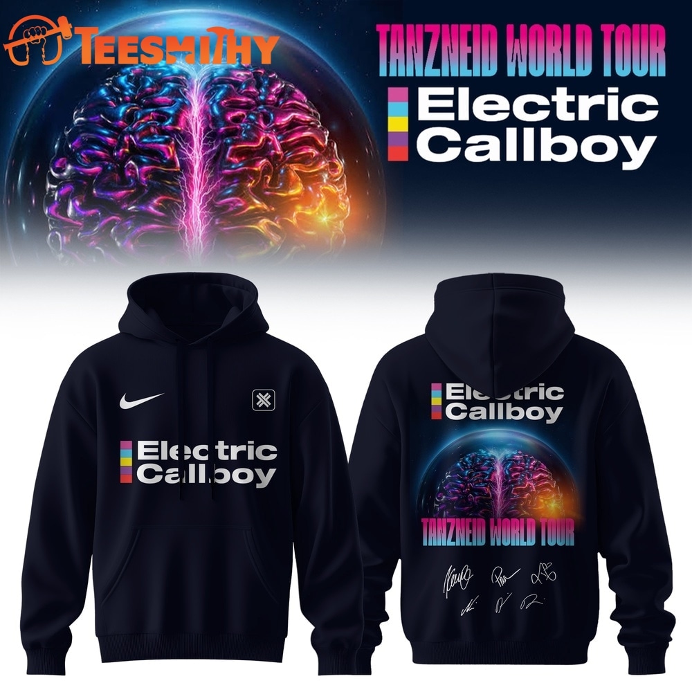 Electric Callboy Tanzneid World Tour 2026 Signed Speciall New Hoodie