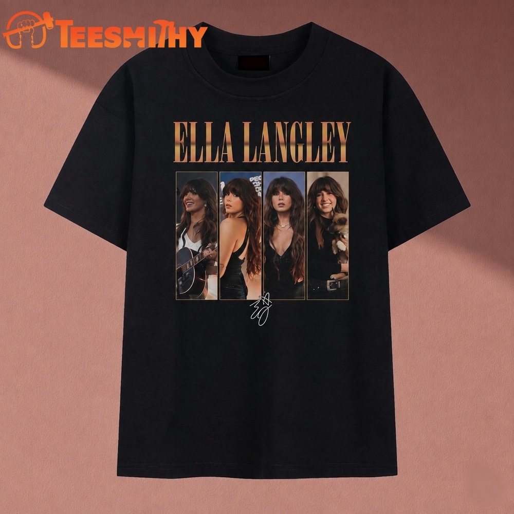 Ella Langley Photo Strip Country Singer Graphic T Shirt