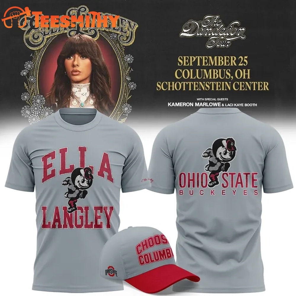 Ella Langley x Ohio State Buckeyes 2026 Signature Limited Edition 3D Shirt