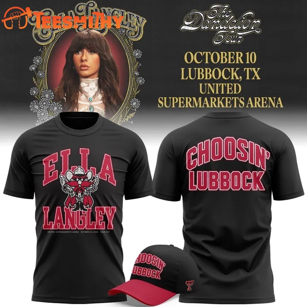 Ella Langley x Texas Tech Red Raiders 2026 Limited Edition T Shirt