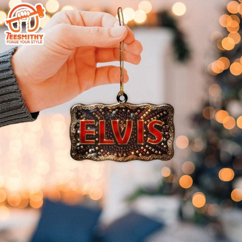 Elvis Christmas Christmas Pendant With Acrylic Ornament