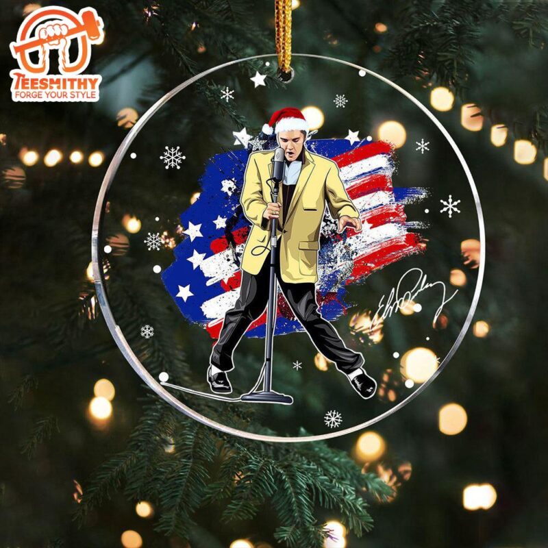 Elvis Presley Musical Ornament, Elvis 2nd In Collectible Musical 1996 Ornament