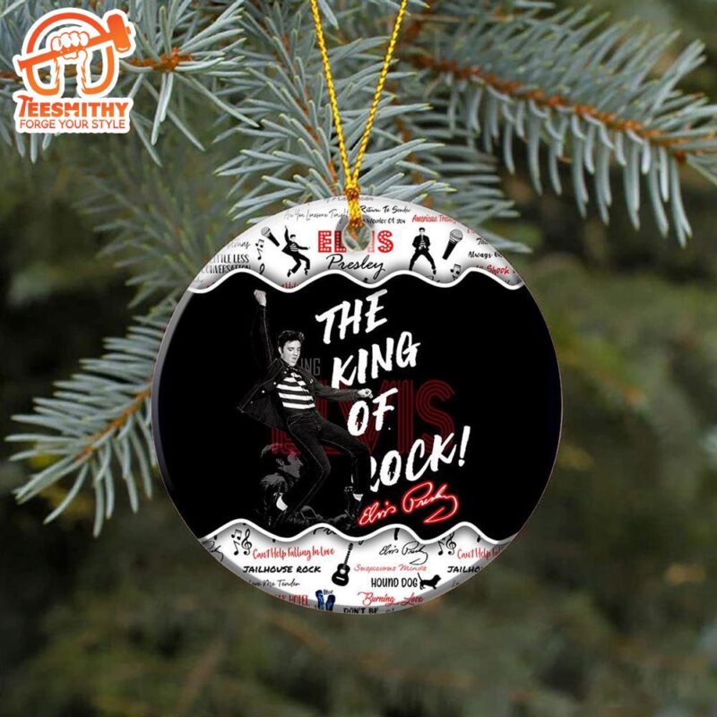 Elvis Presley The Kings Of Rock Ornament