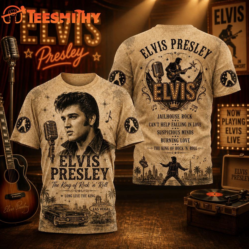 Elvis Presley Timeless Music Icon 3D Shirt
