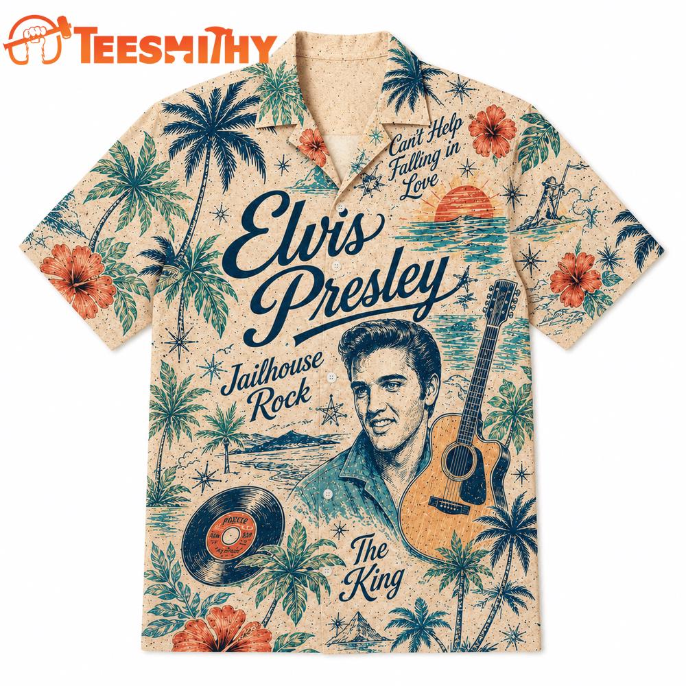 Elvis Presley Tropical Summer Vibes Hawaiian Shirt