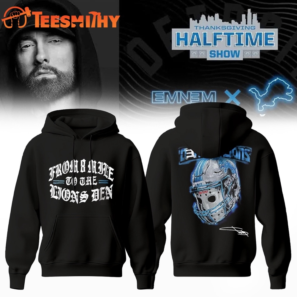 Eminem x Detroit Lions Signature 3D Hoodie